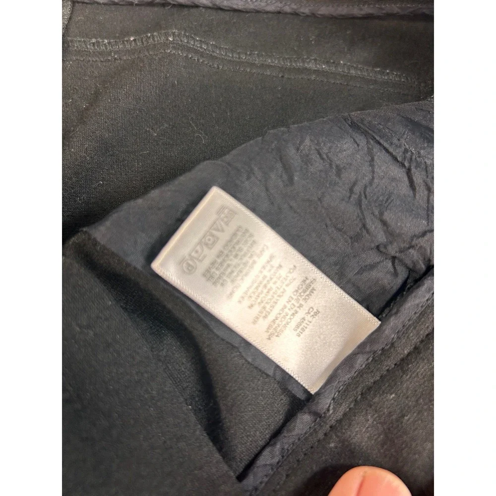 Michael Kors Womens XL Black Equestrian Skinny Pants Zipper Pockets High Rise‎